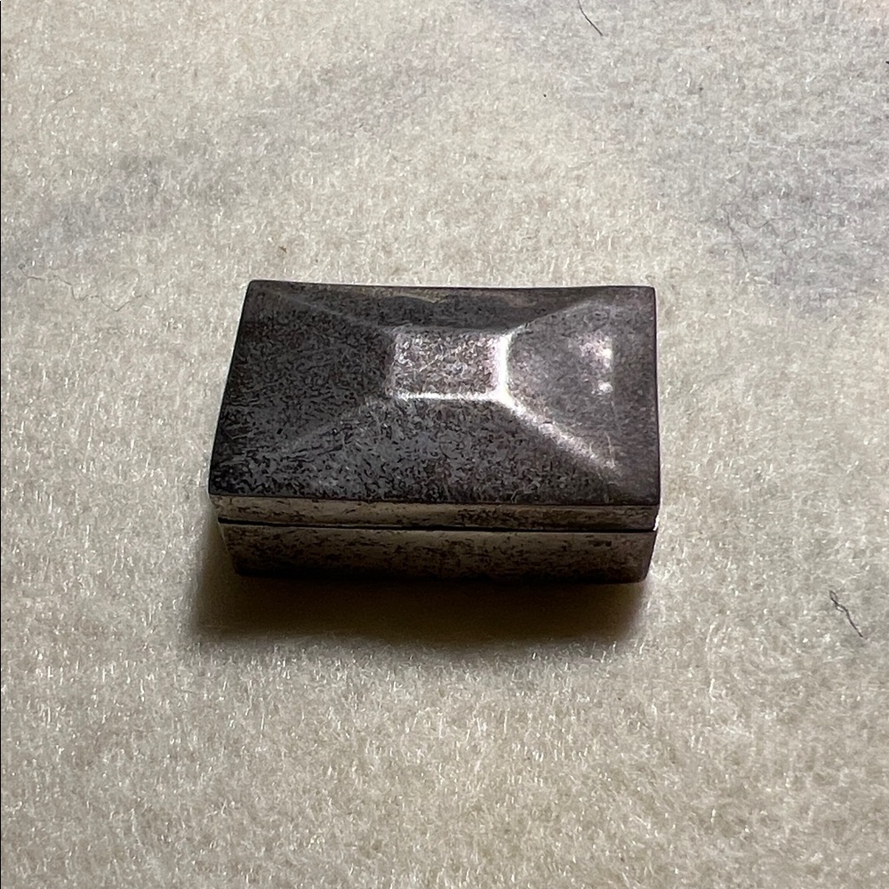 925 Silver Rectangular Box - image 1